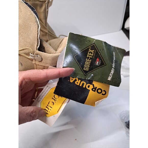 ROCKY 790G Army Combat Boot Temperate Weather Tan Gortex Vibram Sole 7.5R NOS - Picture 2 of 14